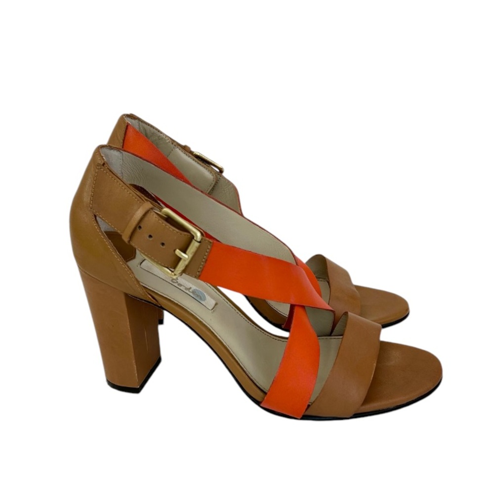 Boden AR630 Leather Colour Block Strappy Shoes